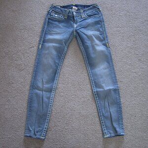 Like New Excellent Condition True Religion Women Super T Jeans sz 27 Made in USA